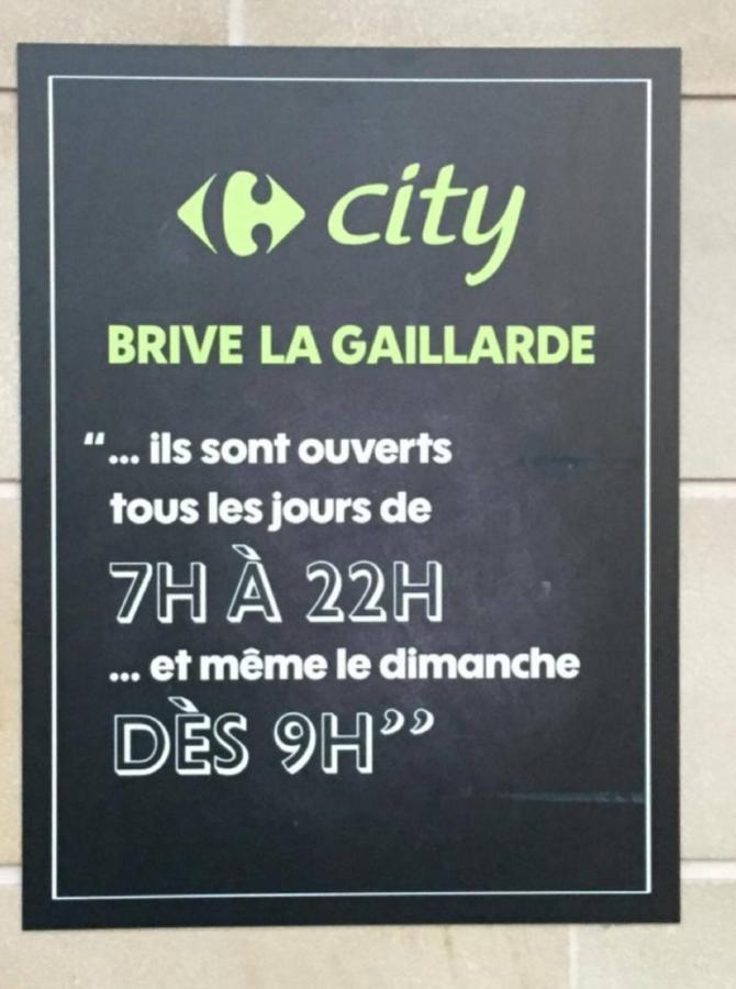 Logement A Brive, Proche Centre-Ville Et Gare, Avec Climatisation - Internet Fibre - Stationnements Gratuit Exterior photo